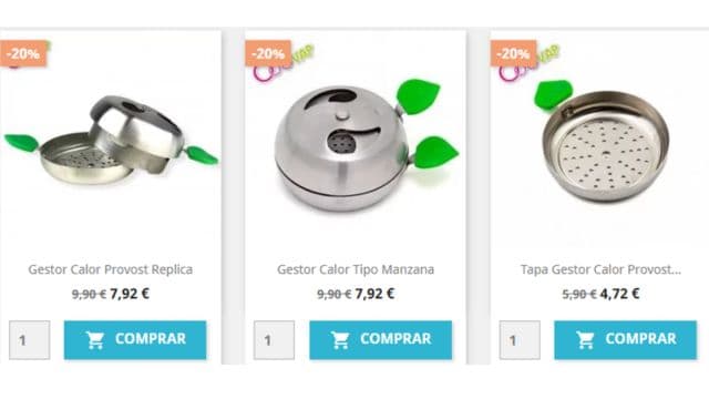 Gestores de calor cachimba